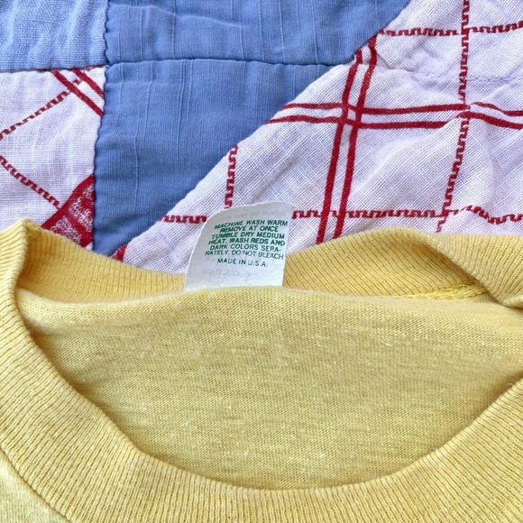 Vintage 70s Mayo Spruce British Columbia Road Riders Canada Biker Wheel Tee XL - Picture 6 of 12